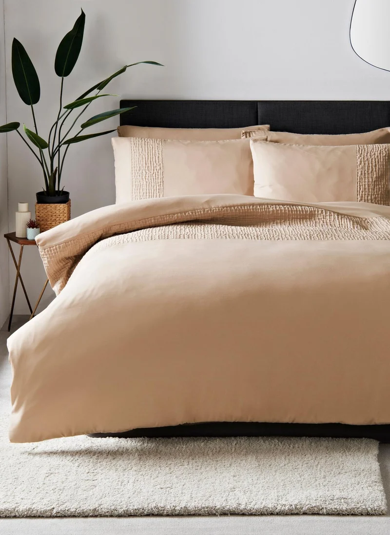 ماتلان Beige Geo Pinsonic Duvet Set